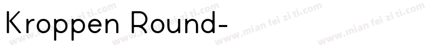 Kroppen Round字体转换